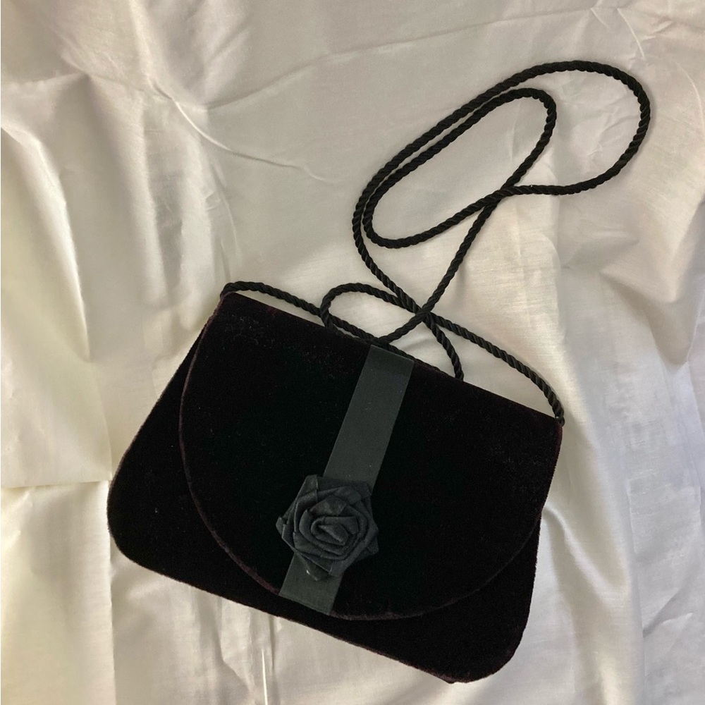 Black Velvet Purse
